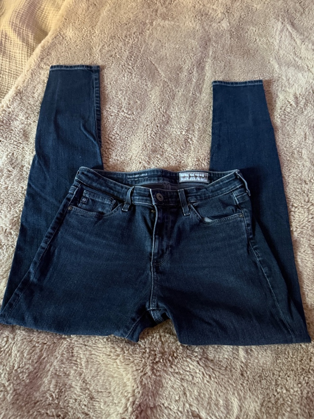 AG Adriano Goldschmied Black Skinny Jeans